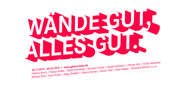 Flyer ›Wände gut, alles gut‹